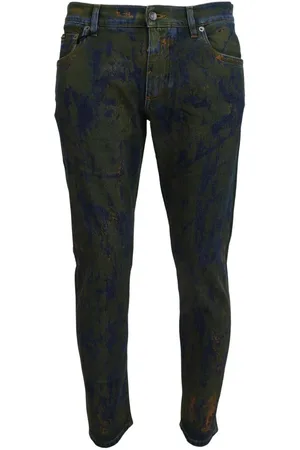 Dolce & Gabbana Wunderschone blaue Skinny-Denim-Jeans