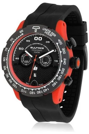 Bultaco Herrenuhr Quartz Orange