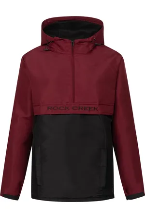 rock creek Windbreaker Weinrot