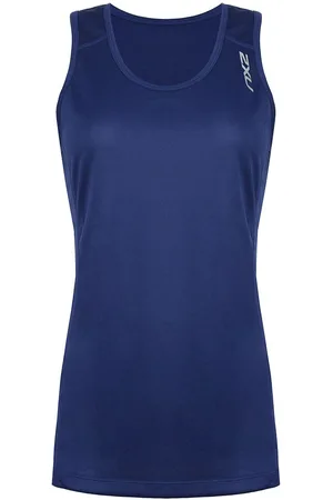 2XU BSR Active Singulet Womens Navy Top