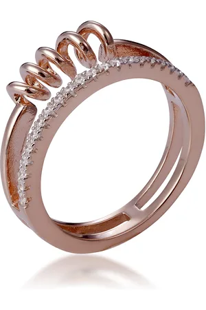 ORPHELIA Damen-Ring Sterling-Silber 925, Rosé, ZR-7438