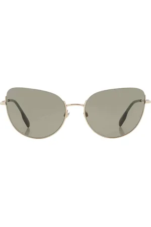 Burberry Harper -Sonnenbrille mit grunen Glasern