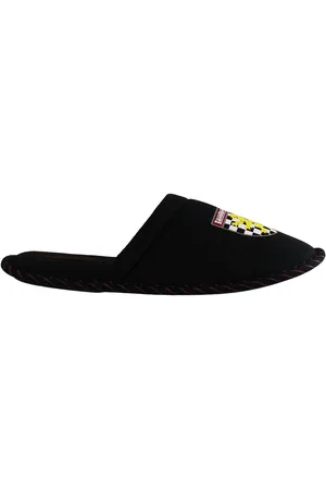 Lambretta Lion Mens Black Pantoffeln
