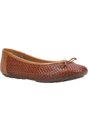 Hush Puppies Damen/Damen Ballerina Leder Pumps (Tan)