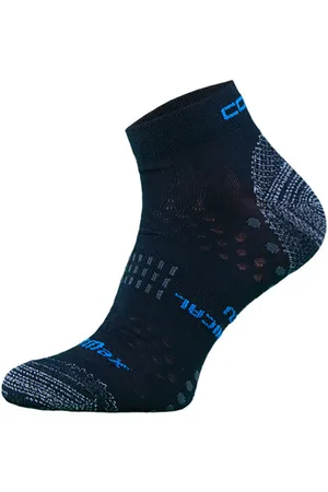 COMODO Chaussettes Running pour Ete | | Légères Chaussettes Coolmax Basses - Noir