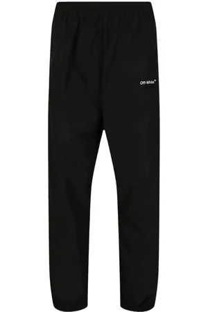 OFF-WHITE Diag Outline Trackpant Schwarze Jogginghose