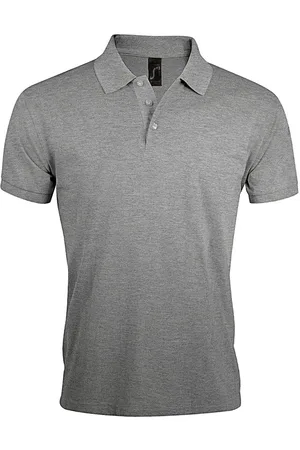Sols Mens Prime Pique Plain Kurzarm-Poloshirt ( meliert)