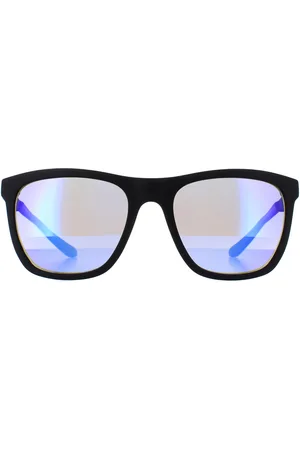 Dragon Rectangle Mens Matte Black Lumalens Blue Ionized Wilder