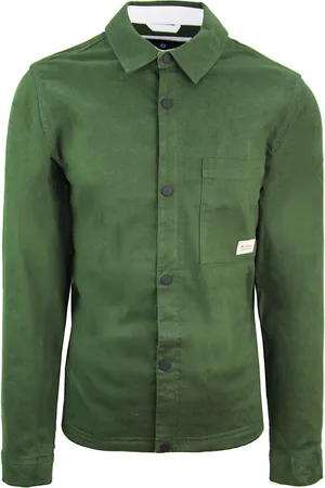Ben Sherman Trucker Mens Green Shirt Jacke