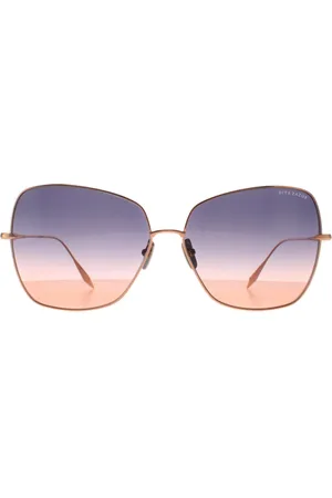 DITA EYEWEAR Cat Eye Womens Rose Dunkelgrau bis Pfirsich Farbverlauf Zazoe