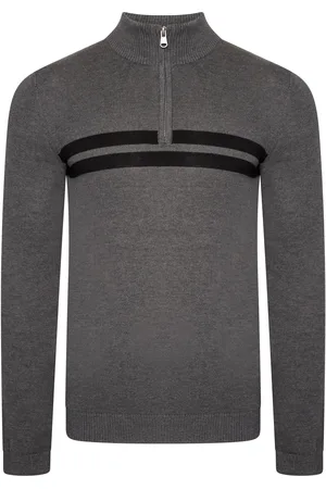Dare 2B "Unite Us" Sweatshirt mit halbem Reißverschluss für Herren (Anthrazit/Schwarz)