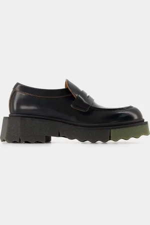 OFF-WHITE Sponge Loafer Stiefelette - Off White - /Militaire - Leder