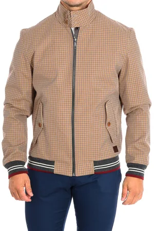 La Martina Regular Fit Jacke mit hohem Kragen und Knopfverschluss TMO008-PP579 man