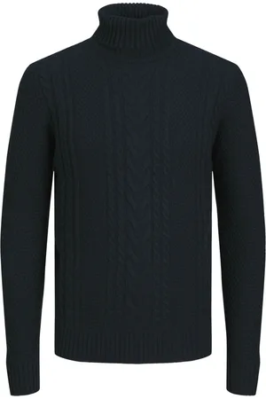 JACK & JONES Herrenpulli der Marke . Der Pullover ist aus hochwertiger Baumwolle und Polyester gefertigt. Die feine Mischung dieser Materialien sorgt für einen herrlich warmen Tragekomfort. Marke: Modellname: Craig Knit Roll NeckKategorie: Herrenpullove