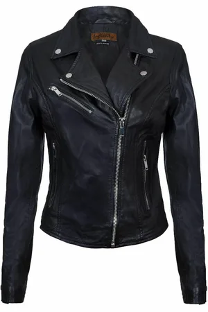 Infinity Klassische Damen-Brando-Bikerjacke aus Leder in Loughton