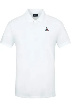 Le Coq Sportif Polo Herren Essential Logo Kokosnuss