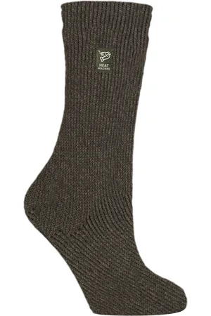 Heat Holders Herren Kniestrümpfe zum Angeln | Wärmehalter | Thermische Outdoor lange Fischersocken für den Winter - Waldgrün