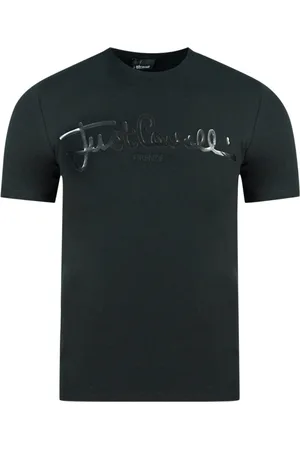 Roberto Cavalli Logo Signature Schwarzes T-Shirt