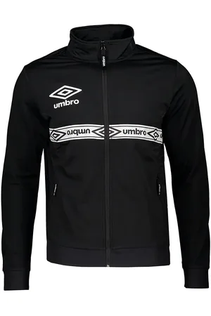 Umbro /Weiß -Track -Jacke mit geklebten Männern