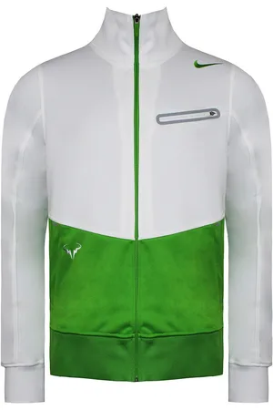 Nike Logo Herren Weiß/Grün Trainingsjacke