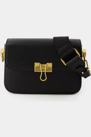 OFF-WHITE Hobo Plain Binder Bag - Off White - Leder