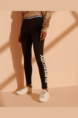 Superdry Damen Leggings Elastisches Logo