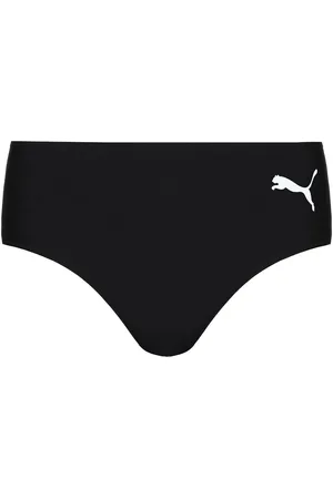 PUMA Logo Womens Black/White Brief Bikini