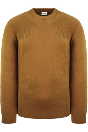 Lacoste Plain Mens Brauner Pullover