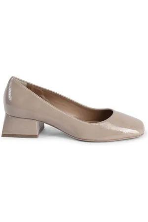 VERSACE V Italia Damen Ballerina mit Absatz Sofia Naplack Cappuccino