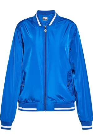 myMo Collegejacke Damen royalblau