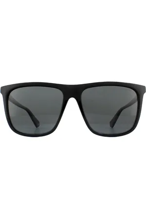 Polaroid Square Mens Grau Polarisierte Sonnenbrille