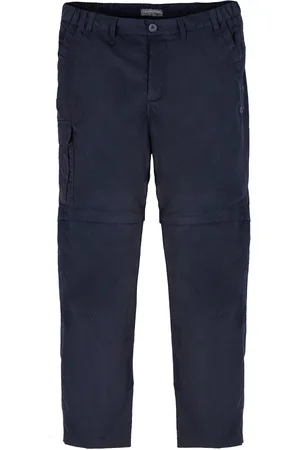 Craghoppers Mens Expert Kiwi Convertible Tailored Cargo Trousers (Dark Navy)