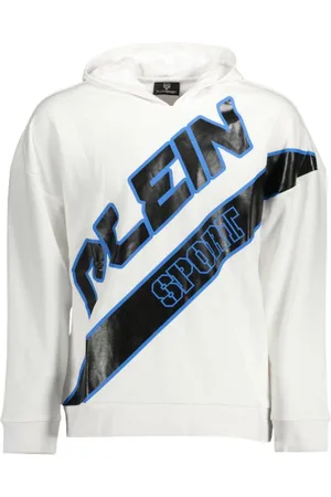 Philipp Plein Kapuzenpullover in Weiss mit grossem Logo