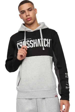 Crosshatch "Compounds" Kapuzenpullover für Herren ( /Grau meliert)
