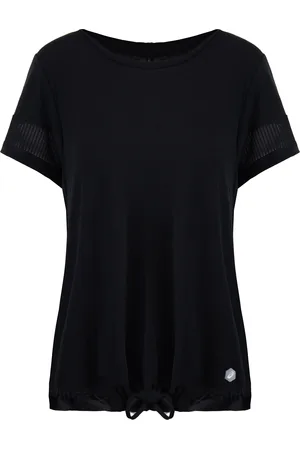 Asics Logo Womens Black T-Shirt