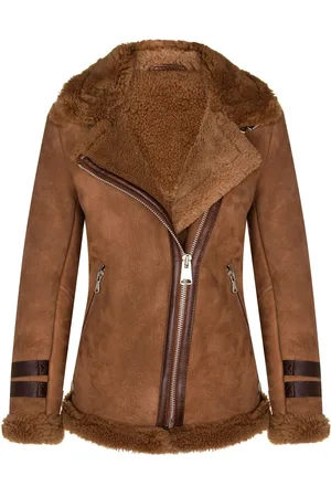 Infinity Damen-Bikerjacke aus Schaffell – Alamar