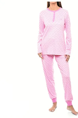 Kisses and Love KLP1 Damen-Winterpyjama mit langen Ärmeln
