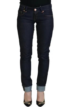 ACHT Slim-Fit-Jeans aus Baumwolle mit niedriger Taille