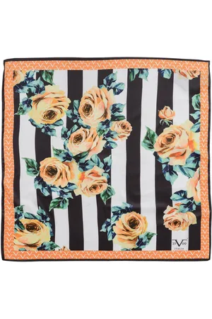19V69 Italia Mehrfarbiger Foulard-Schal