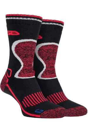 Storm Bloc 2 Paar Herren Heavy Duty Winter warm gepolstert Thermal Wool Blend Socken für Wandern