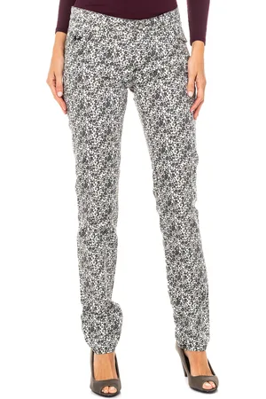 La Martina Lange Hose mit Blumenmuster für Frauen LWT004