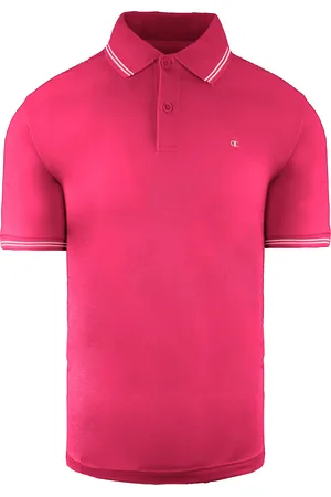 Champion Easy Fit Mens Pink Polo Shirt