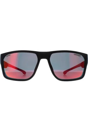 Carrera Wrap Herren Mattschwarz und Rotgrau mit rotem Flash-Spiegel Ducati CARDUC 029/S