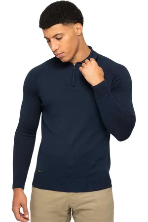 Enzo Milano | Herren Polo-Pullover mit Halbem Reißverschluss