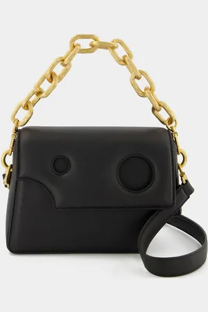 OFF-WHITE Burrow 24 Hobo Bag - Off White - /Klar - Leder