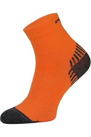 COMODO Unisex Chaussettes de Contention pour Running Compression pour Sport - Néon