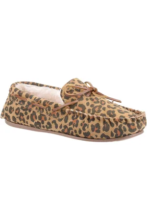 Hush Puppies Womens/Ladies Allie Leopard Print Wildleder Hausschuhe