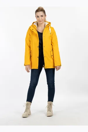 Icebound Regenjacke mit Teddyfutter Damen Sonnengelb