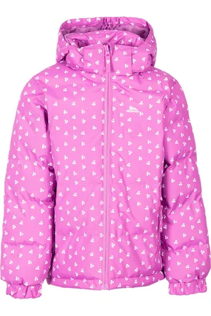 Trespass Mädchen kombinieren gepolsterte Jacke (Deep Pink)
