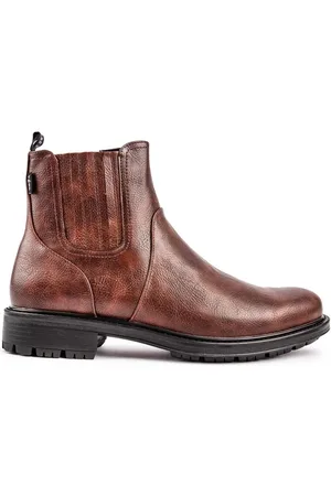 V.gan Vegane Frisee-Stiefel mit Reißverschluss